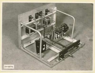 10-kW-UKW-Rundfunksender Typ Nr. G 506, Schrank 6 Netzgerät Rückseite, Foto 1954