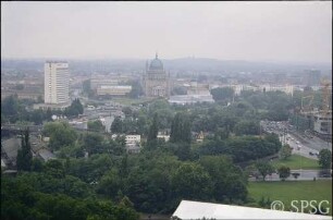 Potsdam, Blick vom Brauhausberg auf die Stadt.