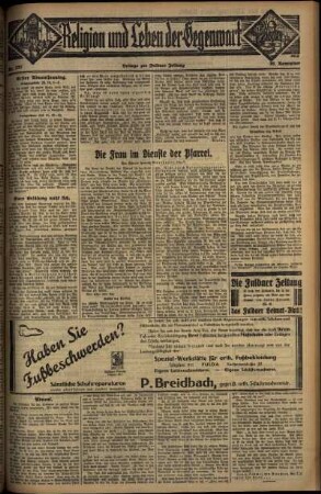 Dritte Ausgabe vom Sonntag, den 30. November 1930.