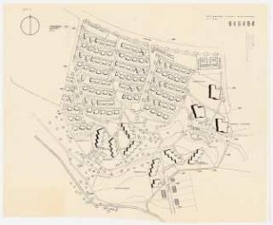 Siedlung Kassel-Wolfsanger: Lageplan (Blatt 2) 1:1000