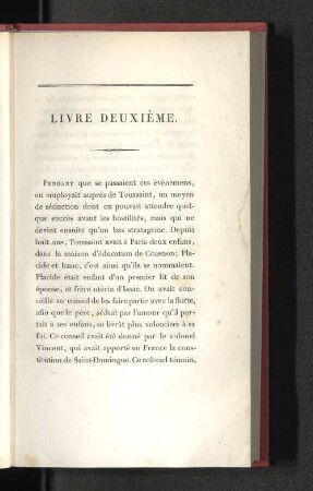 Livre Deuxième