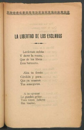 La libertad de los esclavos