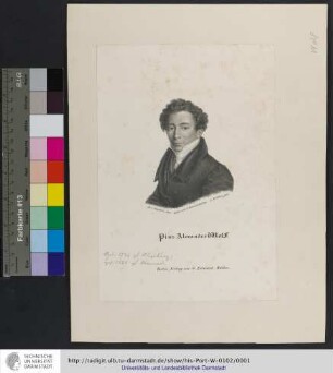 Pius Alexander Wolff / Y. v. Seydlitz. del. ; A. Alsleben fec: