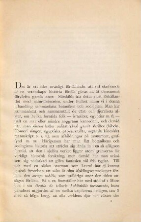Naturalhistorien i Sverige intill medlet af 1600 - talet