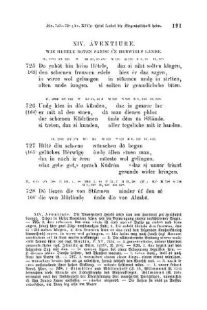 XIV. Àventiure. Wie Hetele boten sande ùz Herwiges lande