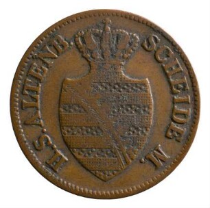Münze, 2 Pfennig, 1852