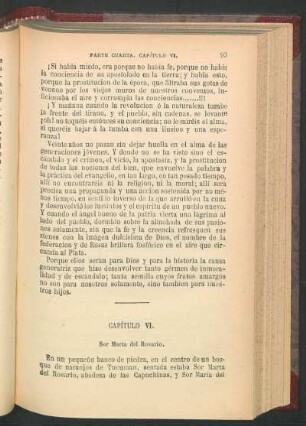 Capítulo VI. - Sor Marta del Rosario.