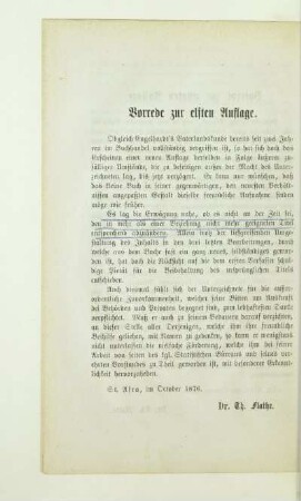 Vorrede zur elften Auflage