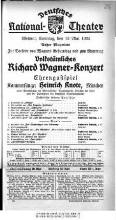 Volkstümliches Richard Wagner-Konzert