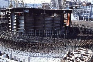 Turbinenmontage des Kraftwerks Marckolsheim