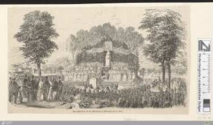 Das Schillerfest auf der Silberburg zu Stuttgart am 15. Mai [1852]