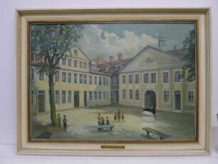 Innenhof des alten Waisenhauses
