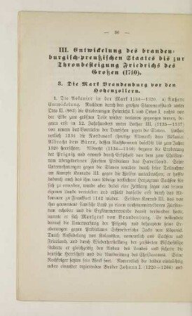 8. Die Mark Brandenburg vor den Hohenzollern