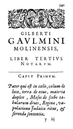 Capvt primvm.