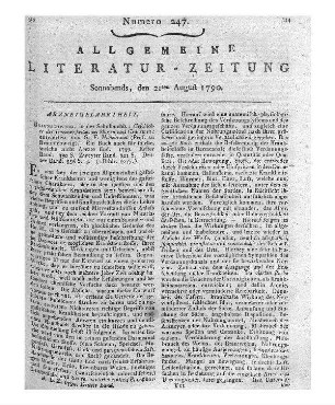 Hildebrandt, F.: Geschichte der Unreinigkeiten im Magen und den Gedärmen. Bd. 1-3. Braunschweig: Schulbuchhandlung 1789-90