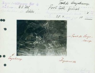 Foto des Forts de Longchamp nordöstlich von Epinal (Luftbild)