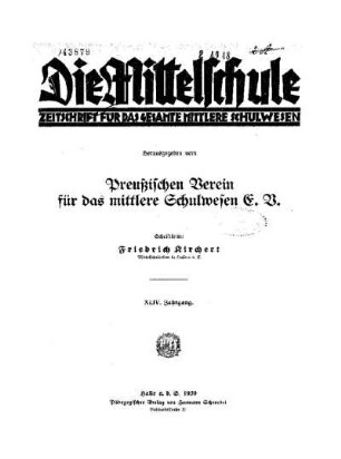 44: Die Mittelschule - 44.1930
