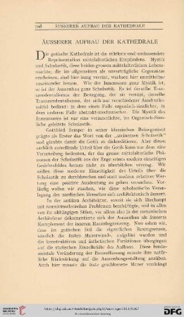 Äusserer Aufbau der Kathedrale