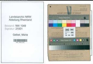 Entnazifizierung Maria Geibel , geb. 29.08.1901 (Postbeamtin)