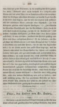 446-455 Olier, der Stifter von St. Sulpice : VIII.