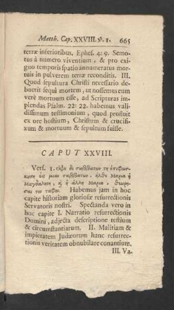 Caput XXVIII.