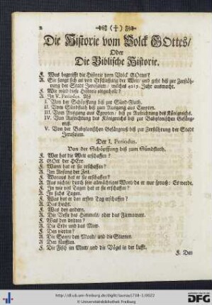 Die Historie vom Volck GOttes, Oder Die Biblische Historie.