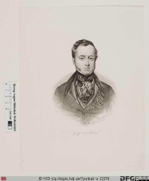 Bildnis José María Queipo de Llano Ruíz de Saravia, 7. conde de Toreno
