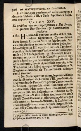 306-316, Caput XXV - XXVIII