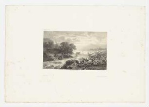 Berglandschaft mit Fluss, Blatt 10 der Folge "Werke"