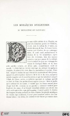 3. Pér. 17.1897: Les mosaïques byzantines du Monastère de Saint-Luc