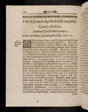 226-235, Concio Rustica
