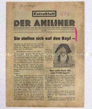 Extrablatt der Zeitung der KPD für die Belegschaft der BASF Ludwigshafen zu den Betriebsratswahlen