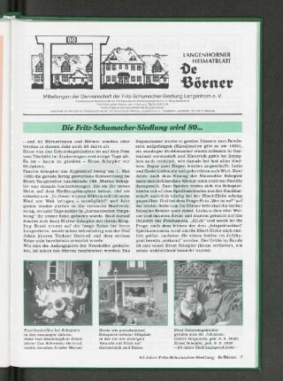 Die Fritz-Schumacher-Siedlung wird 80...
