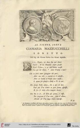All Signor Conte Giamaria Mazzucchelli