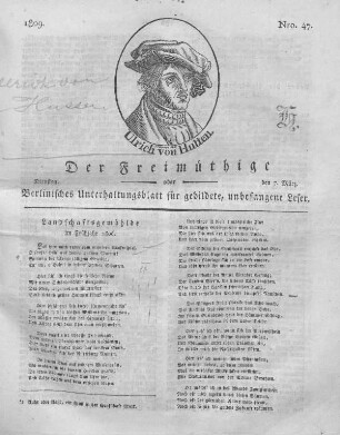 Nro. 47., Dienstag, den 7. März 1809