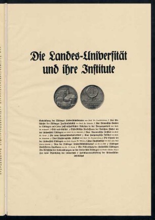 17-32, II. Die Landes-Universität und ihre Institute