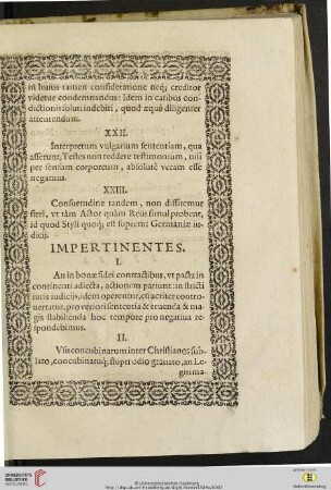 Impertinentes I-IIII