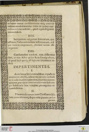 Impertinentes I-IIII