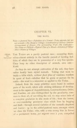 Chapter VI. The Mand