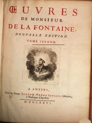 Oeuvres De Monsieur De La Fontaine. 2