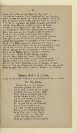 Johann Gottfried Seume.