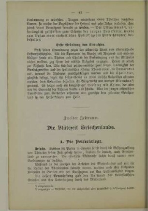 Zweiter Zeitraum. Die Blütezeit Griechenlands
