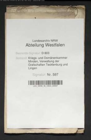 Konsentierte Schuld auf Hageners Stätte, Bauerschaft Meckelwege, Kirchspiels Lienen