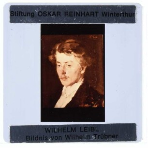 Leibl, Bildnis von Wilhelm Trübner