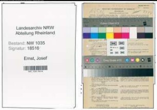 Entnazifizierung Josef Ernst , geb. 17.07.1904 (Steiger)