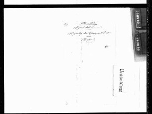 Vorstand (1823-1857)