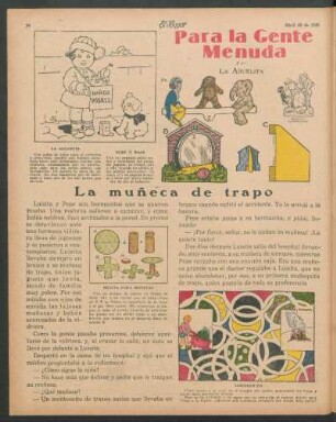 Para la gente menuda