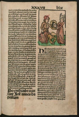 Do enthaubt man sant Johannes baptistam