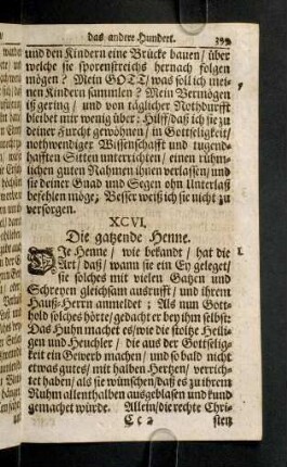 399-408, XCVI. Die gaßende Henne - C. Das süsse Wein