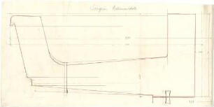 Billing, Hermann; Singen; Krankenhaus - Brunnenschale (Schnitt)